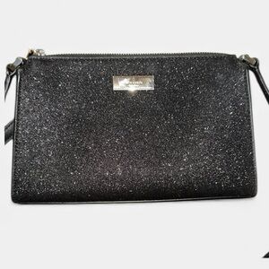 Kate Spade Sparkling Black glitter Crossbody Bag